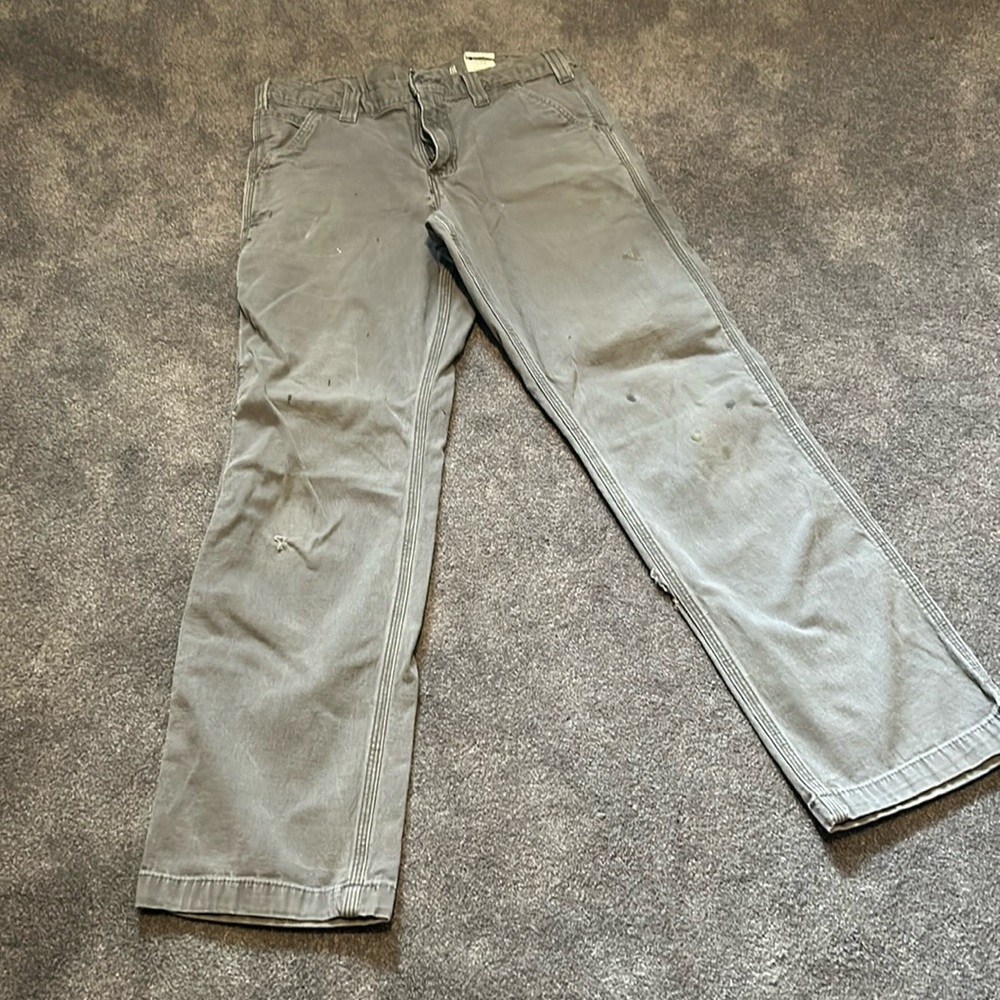 Well loved carhartt pants